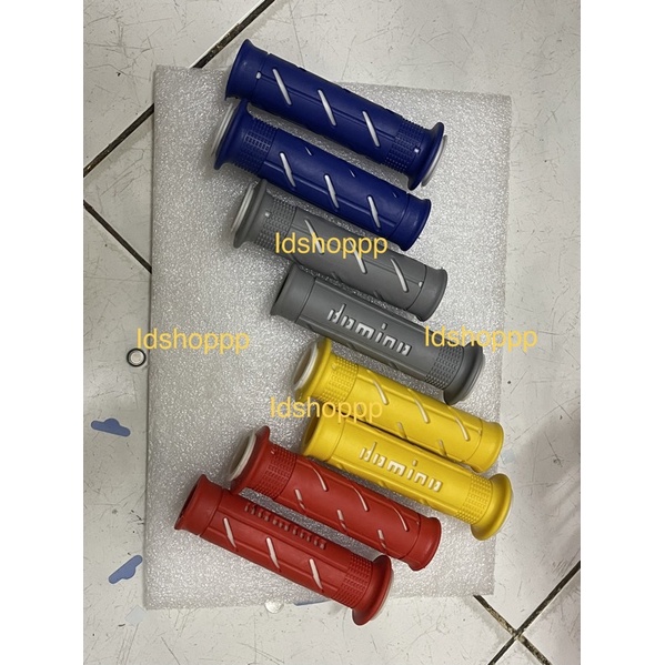 Handfat Handgrip DOMINO SUPERSOFT BLUE YELLOW RED GREY-WHITE Original Italy UNIVERSAL