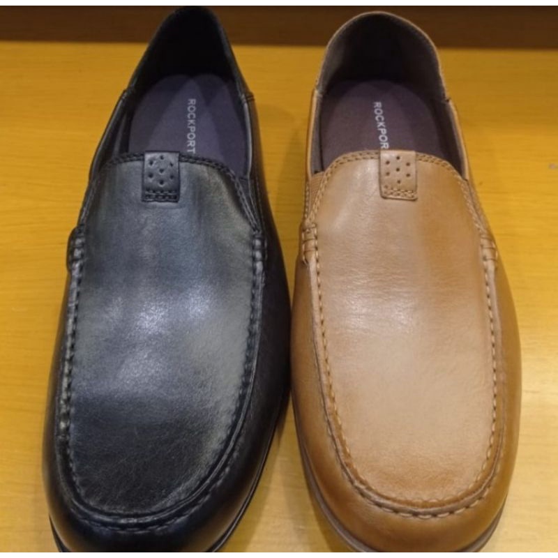SEPATU KULIT PRIA LOAFER SLIPON ROCKPORT MALCOM ORIGINAL