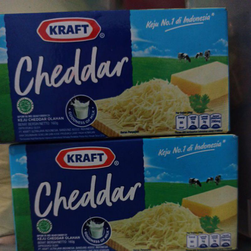 

keju kraft Cheddar 160gr