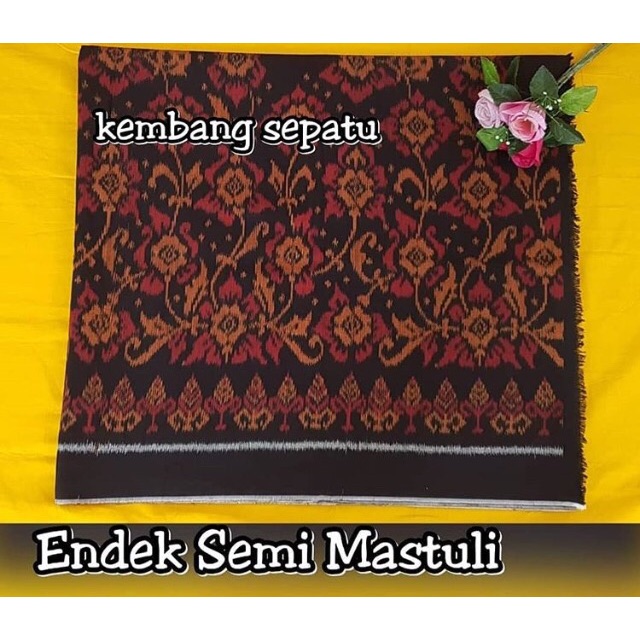 Jual Kain Endek Warna Alam Tenun Bali Indonesia Shopee Indonesia