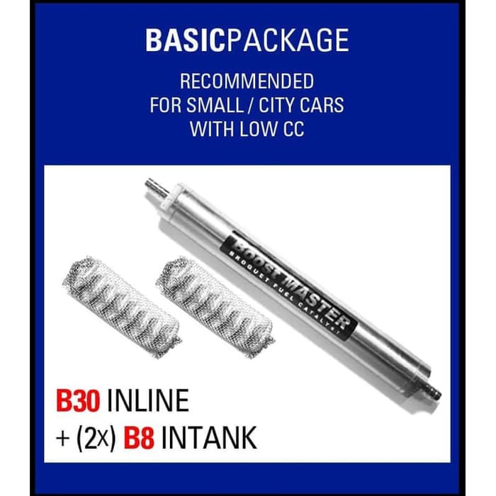 BRQ Basic Package/ B30 Inline +2x B8 Intank Mobil CC kecil Low CC