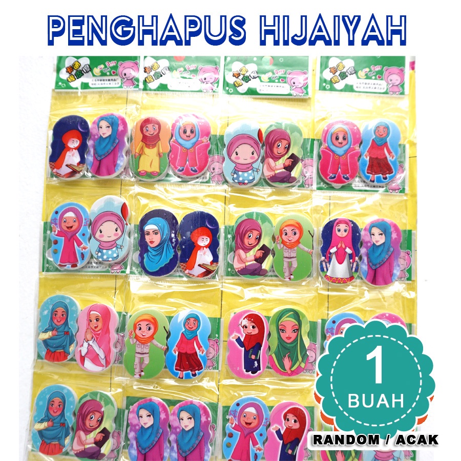 

Penghapus Unik dan Fancy Hijaiyah 1pc SATUAN - acak - Penghapus Hijaiyah Satuan 1 buah
