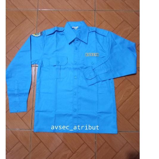 Bagus Banget.. BAJU SERAGAM AVSEC PERHUBUNGAN PRIA/ATRIBUT AVSEC