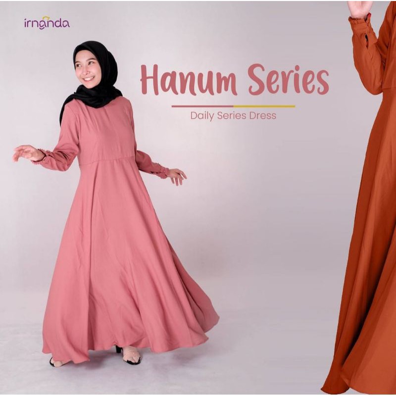 DRESS/GAMIS WOLLICRAP PREMIUM {ORIGINAL IRNANDA}