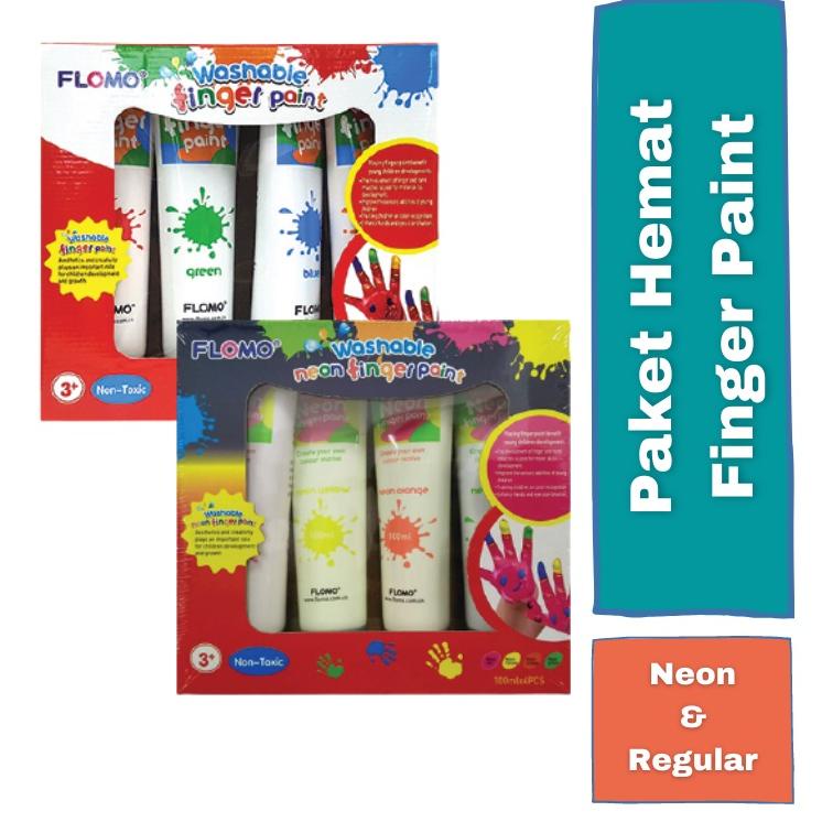 

Koleksi Terbaru.. Flomo Paket Hemat Finger Paint- Mainan Cat Anak