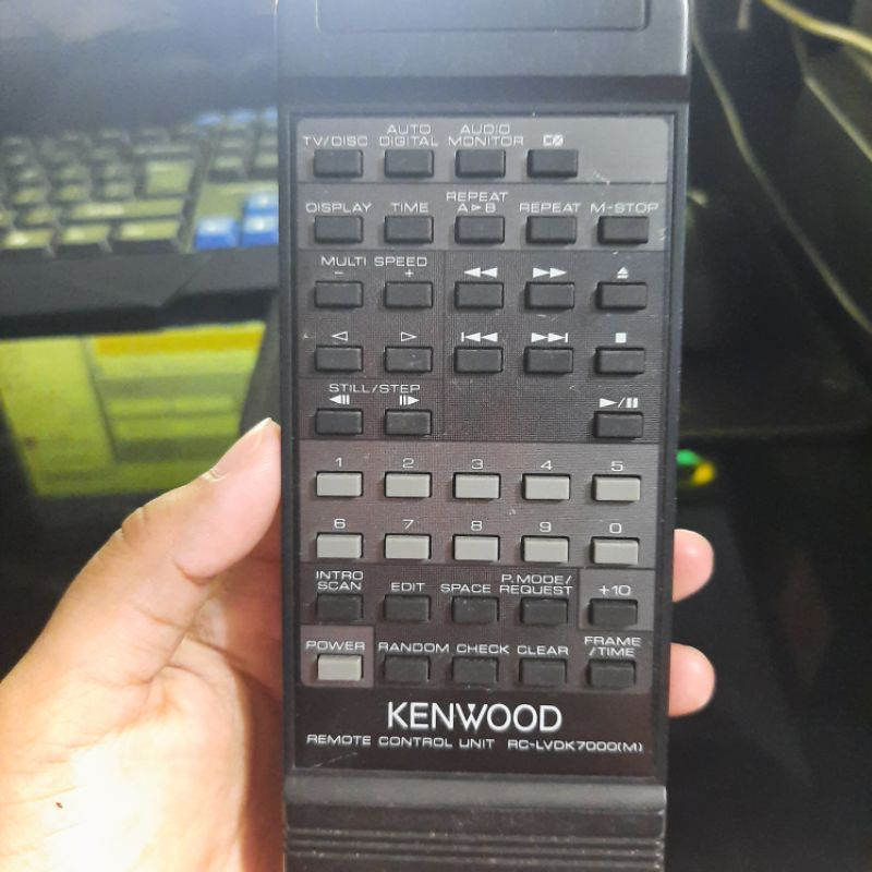 REMOTE REMOT DVD TAPE KENWOOD RC-LVDK7000 ORIGINAL ASLI