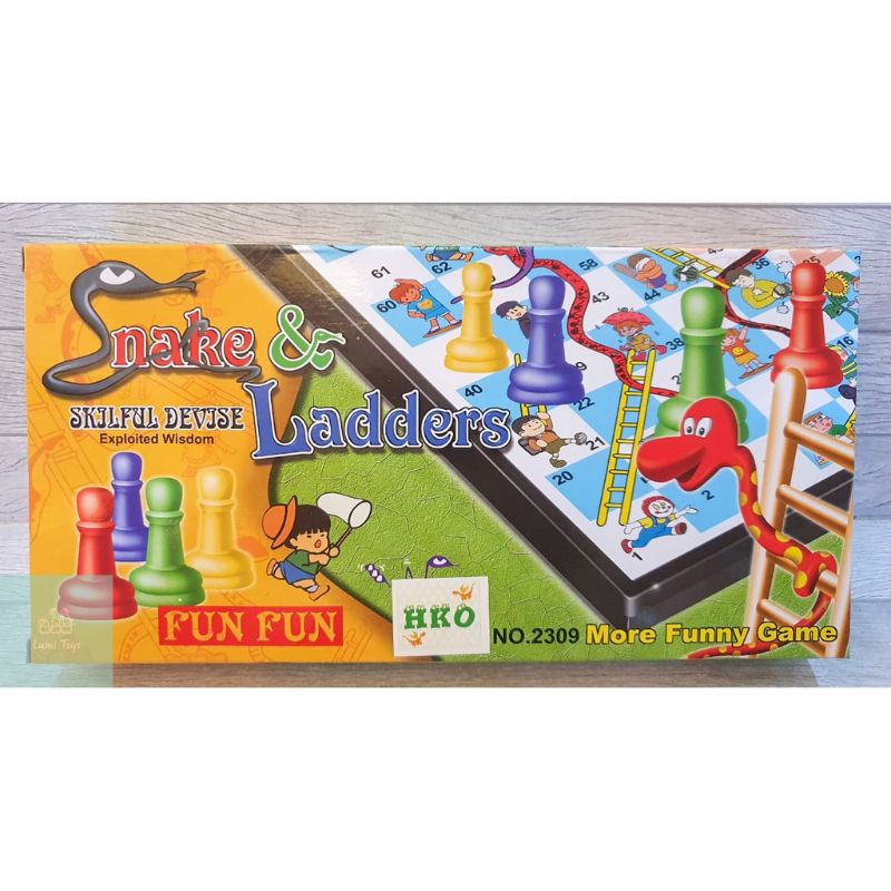 MAINAN ULAR TANGGA-ULAR TANGGA MAGNET-MAINAN ULER TANGGA ANAK-CATUR MAGNET
