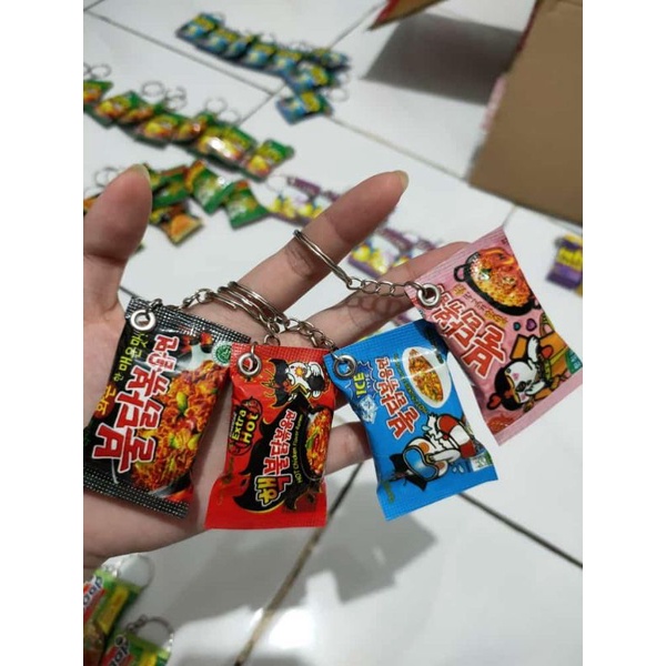 Gantungan Kunci Snack Ganci makanan dan minuman