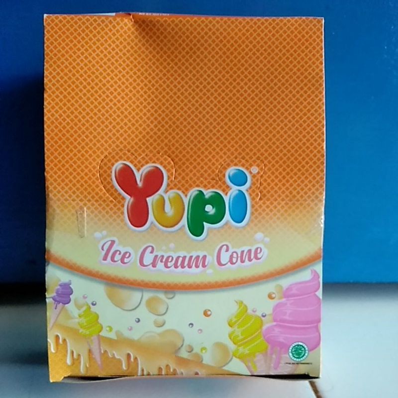 

Permen yupi Ice Cream Cone.. 168 gram /24 pcs