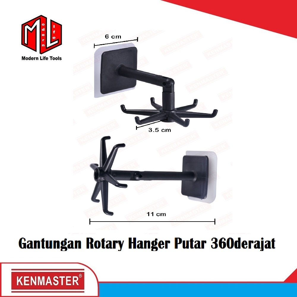 Gantungan Putar KM-624 / Rotary Hanger / Gantungan Hook Kamar Mandi