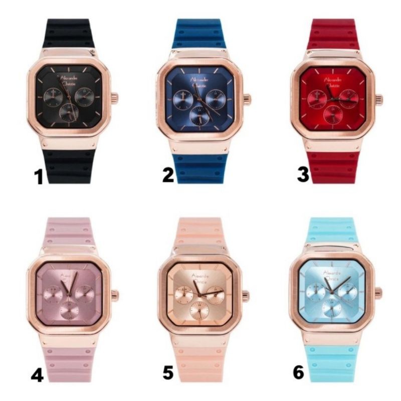 ALEXANDRE CHRISTIE TERBARU 2811 BODY STAINLESS / AC2811 BARU / AC 2811 ORIGINAL