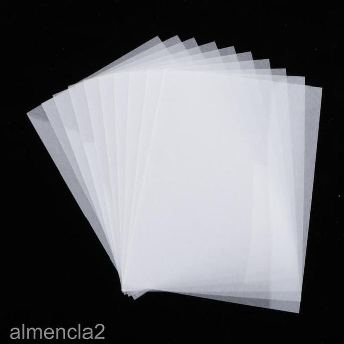 

10pcs Kertas Film Wrap Transparan Bisa Menyusut Untuk Craft