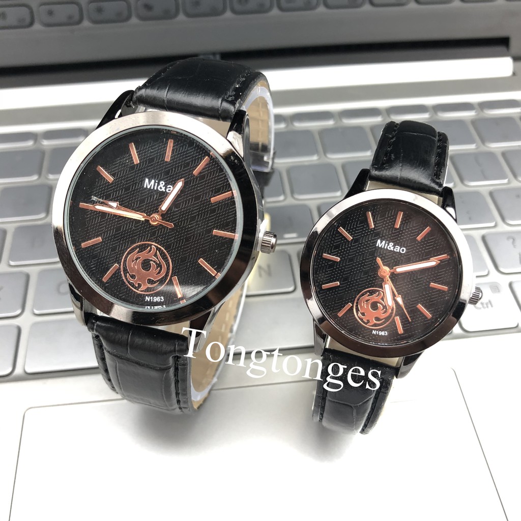 JAM TANGAN COUPLE RANTAI GRATIS BATERAI CADANGAN FASHION WATCH