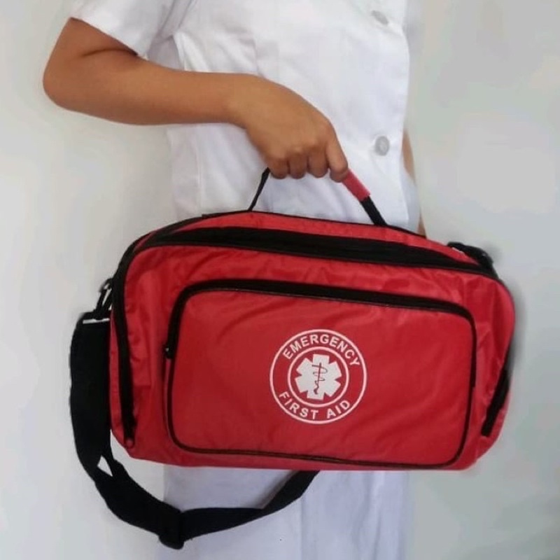 tas selempang p3k / tas slempang p3k / first aid kit