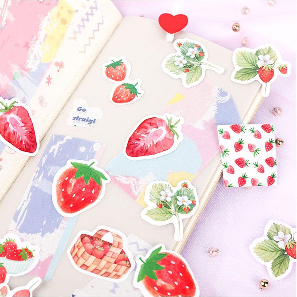 Preva 45pcs/Box Stiker Cantik Notebook Perlengkapan Alat Tulis Scrapbook