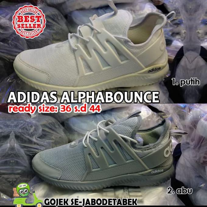 promo sepatu adidas alphabounce. adidas alphabounce. sepatu sneakers - putih, 36 terbaru