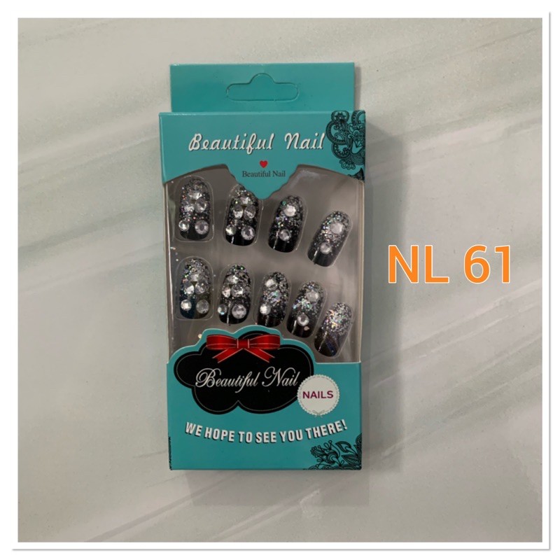 BSM.Medan Kuku Palsu 3D / Nail /wedding nails isi 24pc