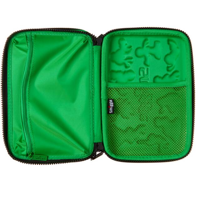 Smiggle Pencilcase Hardtop Double Xtreme Hijau