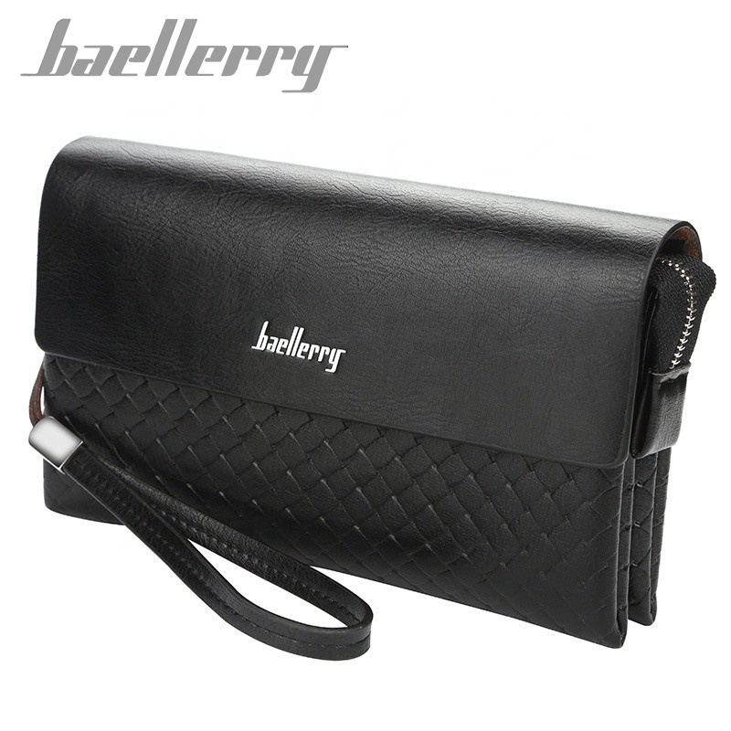 BAELLERRY A418-21 Clutch Pria Wanita Bahan Kulit PU Leather Premium WATCHKITE WKOS