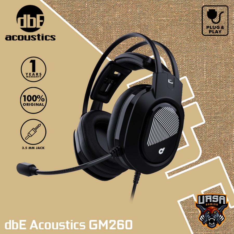 Headset dbE Acoustics GM260 |3.5MM Jacks | Headset Gaming