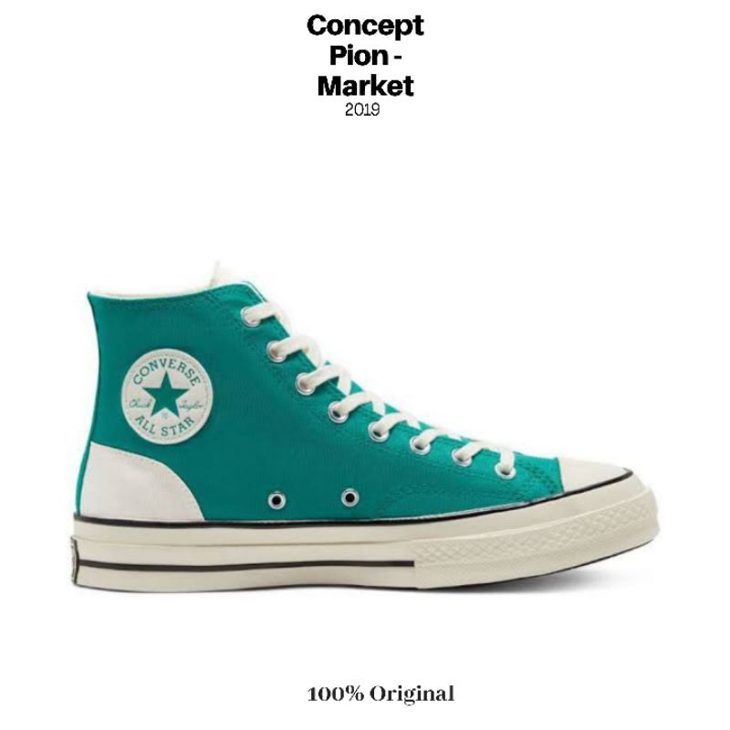Converse Chuck 70 HI Malachite/Black/Egret