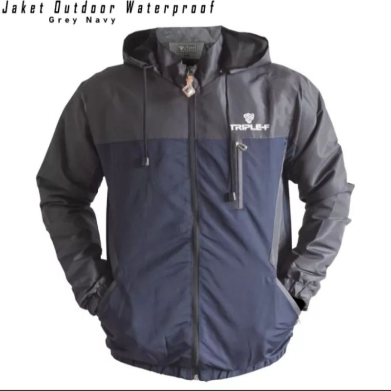 Triple f jaket outdoor waterproof/jaket motor/jaket gunung