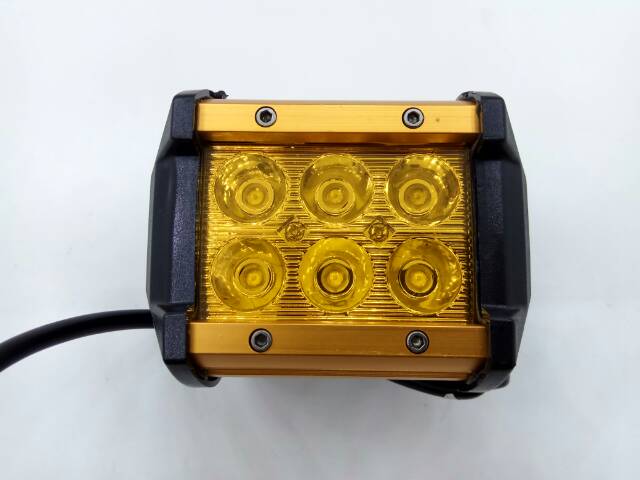 LED BAR WORK LIGHT 6 MATA KUNING