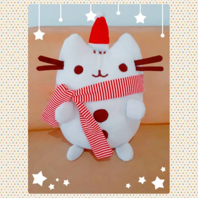 christmas pusheen plush