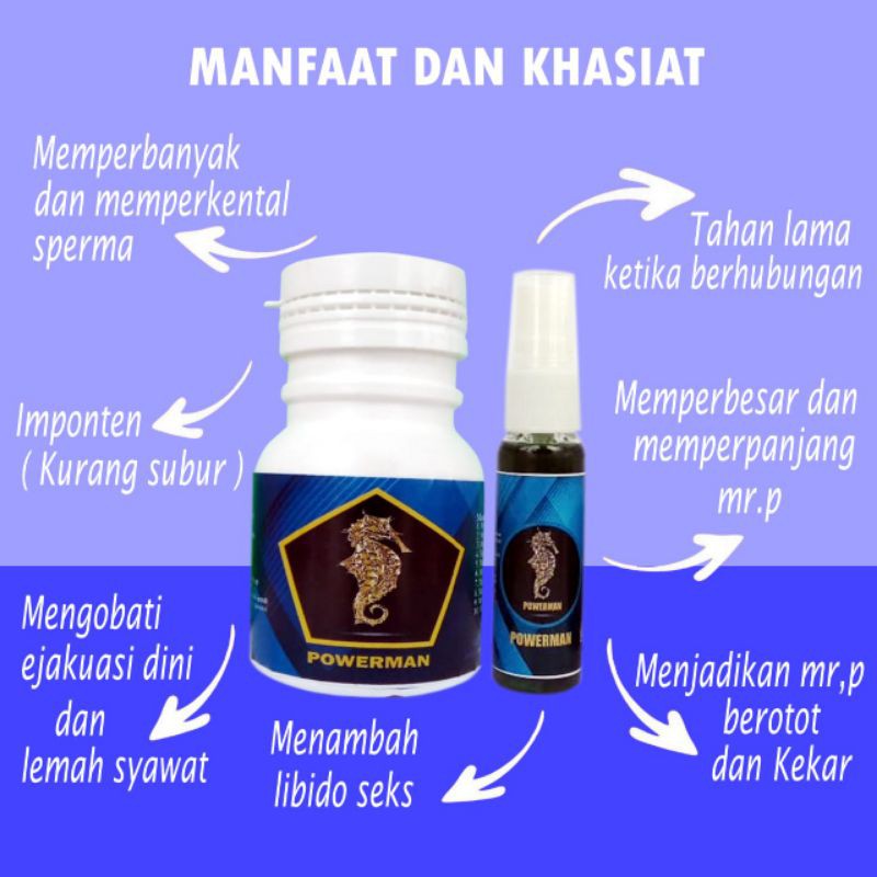 POWERMAN / Paket King power / Xtamina Pria