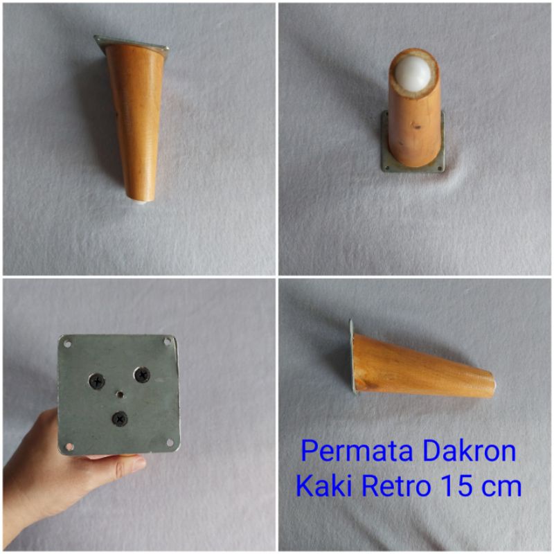 Kaki Retro/Kaki Sofa Kayu