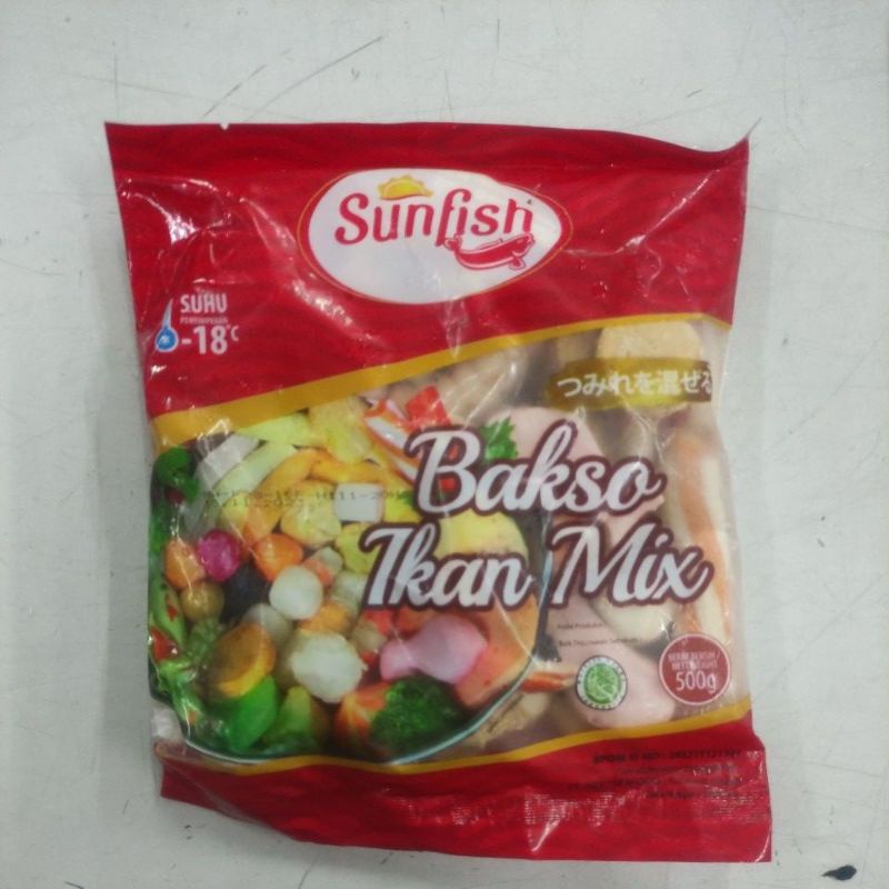 

sunfish bakso ikan mix 500g