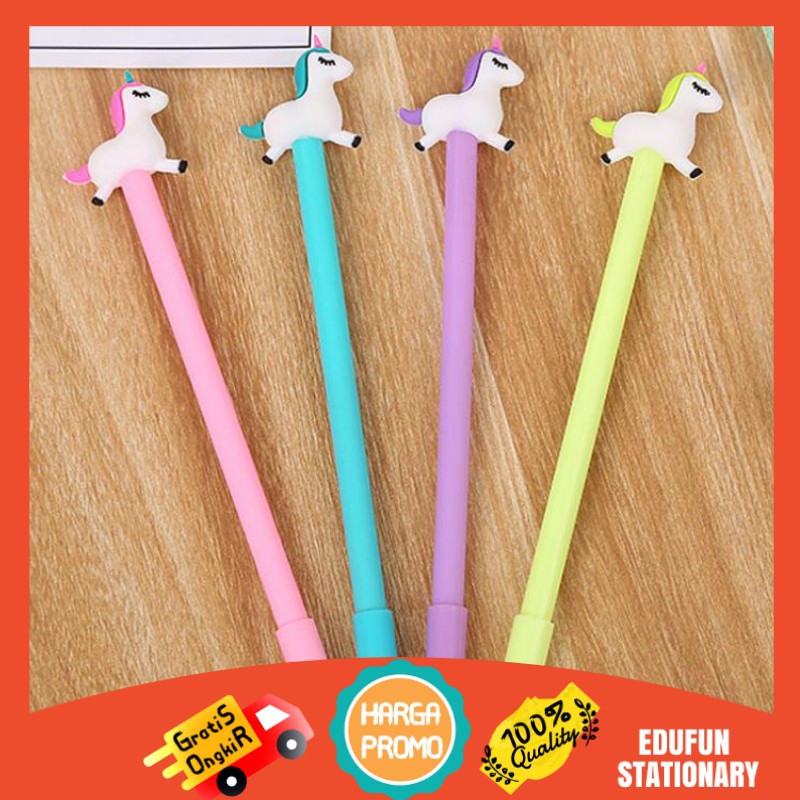 

Pulpen Pena Unik Lucu Pink Model Unicorn