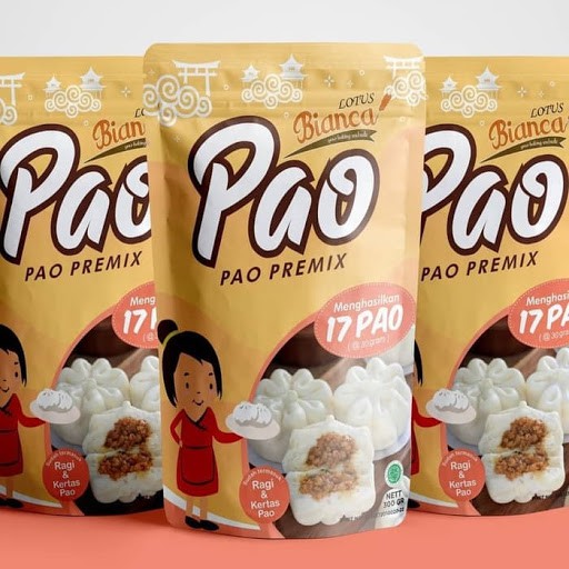 

Tepung Premiks Bianca Pao / Bakpao 300 gram