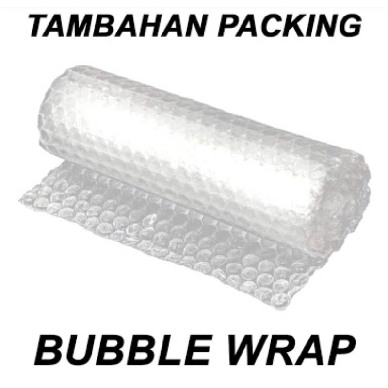

Bubble wrap (ekstra keamanan)