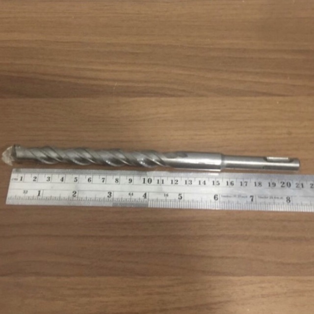 MASSAKI 12x210 Mata bor beton colok 12mm x 21cm sds plus tembok dinding hammer drill 12 mili concret