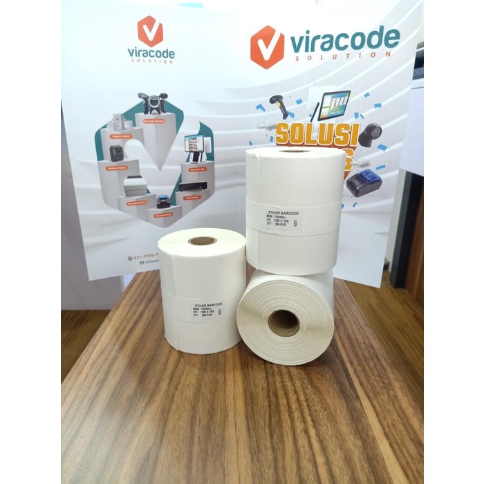 

Label Sticker Barcode 100X150Mm Thermal (10X15Cm 250Pcs Core 1")