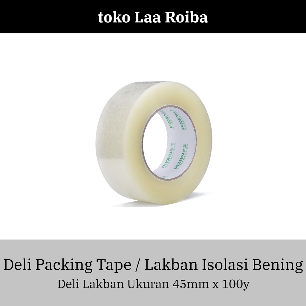 

Deli Lakban bening 45mm x 100y