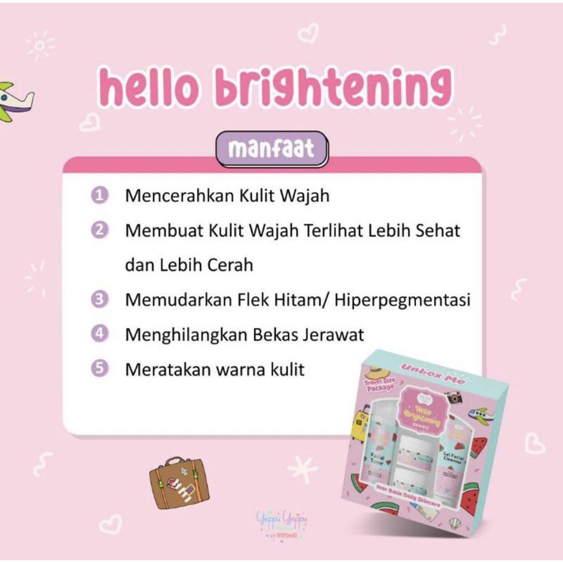 (READY - ORIGINAL) YEPPU-YEPPU BY KIYOWO SKINCARE TRAVEL SIZE PACKAGE BPOM / YEPPU YEPPU