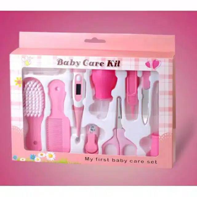 Baby care kit perawatan bayi, termometer, gunting kuku bayi, penyedot ingus, sisir bayi, dll