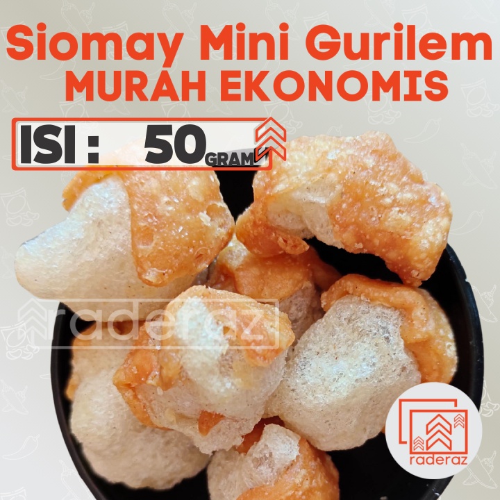 

siomay mini GURILEM EKONOMIS 50gram Toping Baso Aci Cuanki Seblak by RADERAZ (bisa GROSIR bisa COD)