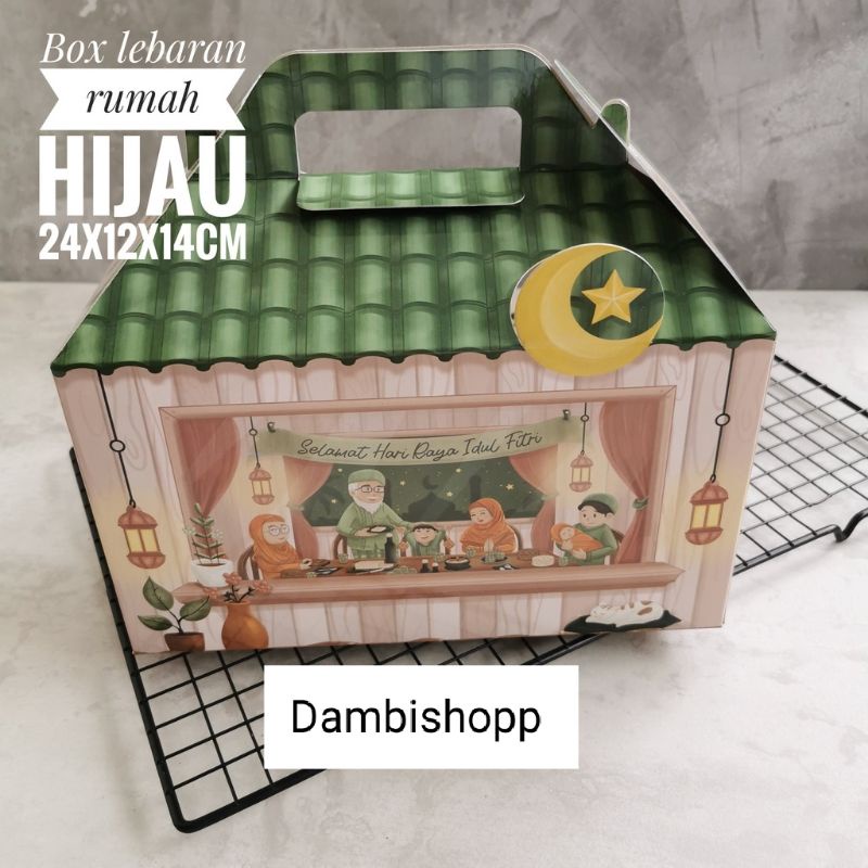 BOX COOKIES TOPLES LEBARAN IDUL FITRI - RUMAH HIJAU