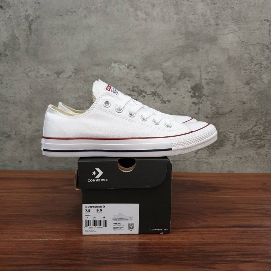 Sepatu Converse All Stars Chuck Taylor Pendek Putih Cewek Cowok