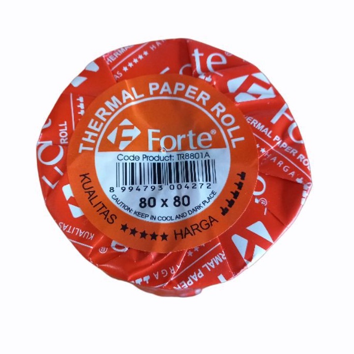 

Thermal Paper Roll / Kertas Kasir Ukuran 80x80mm