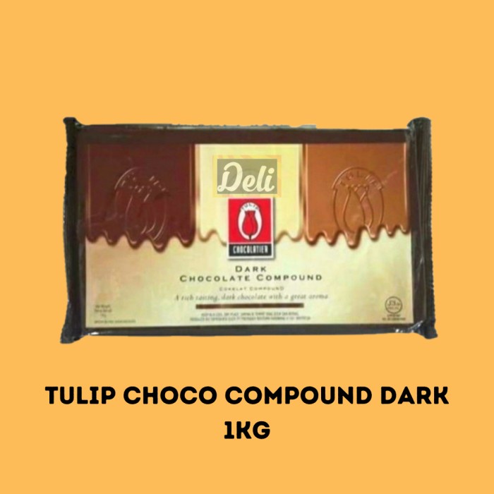 

Tulip Dark Compound Coklat Batang Balok Leleh 1kg