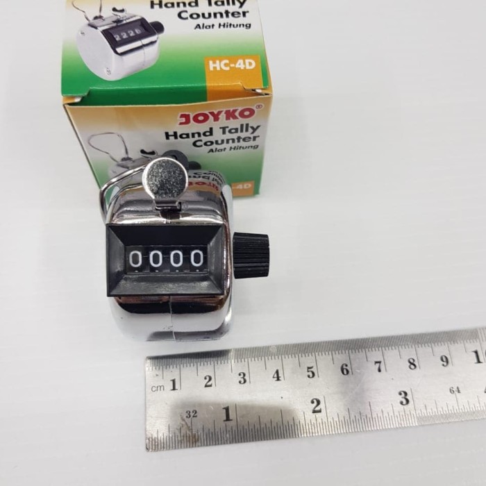 

q4AD5s Hand Tally Counter Alat Hitung Cepat Zikir Stainless Joyko As71S0D