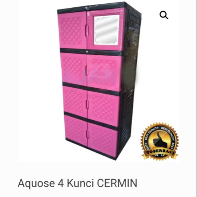 Lemari plastik 4 kunci lemari tingkat lemari murah