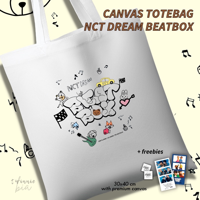 CANVAS TOTEBAG BEATBOX NCT DREAM