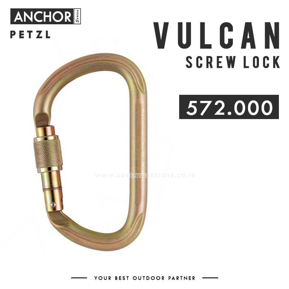 Carabiner Petzl Vulcan Screw Lock - Climbing safety