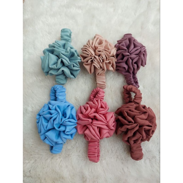 bandana bunga baby 6 bulan-3 tahun , bandana baby , bandana bunga anak , bandana anak