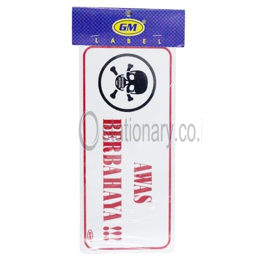 

Label Stiker (M) AWAS BERBAHAYA LM-01